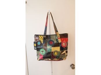 New With Tags Magic Bags Patchwork Tote Bag