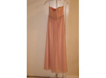 Ted Baker Long Pink Dress Size 0