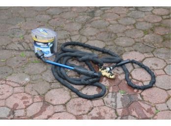 Silver Bullet Pocket Hose With Garden Sprayer