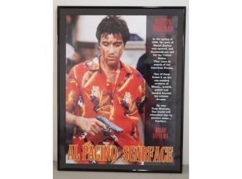 Framed Scarface Movie Poster