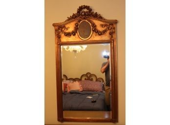 Vintage Gold Gilt Mirror  (S-1)