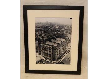 Framed Cooper Union Black And White Photograph. (C-99)