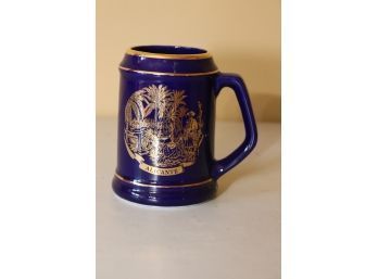 Blue Alicante Ceramic Beer Mug. (B-10)