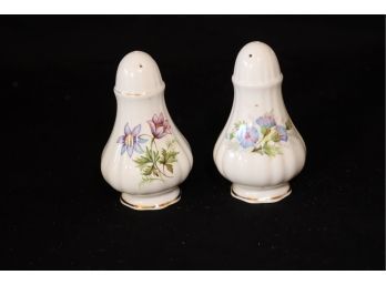 Vintage Paragon Fine Bone China Salt And Pepper Shakers (B-42)