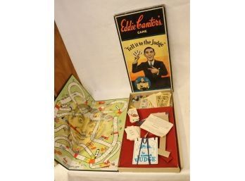 Vintage Eddie Canton's Game Tell It To The Judge Board Game (C-36)