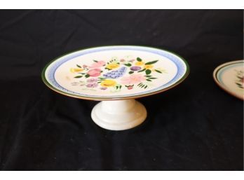 Cute Vintage Cake Plate (B-83)