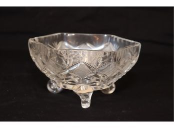 Footed Crystal Bowl (B-52)