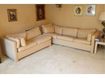 2 Piece Couch Set Sectional Sofa