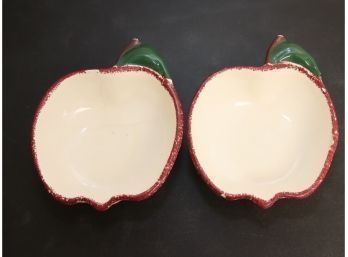 Pair Of Apple Bowls