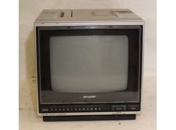 1985 Sharp TV- Model 9H102 AC/DC Color TV Monitor