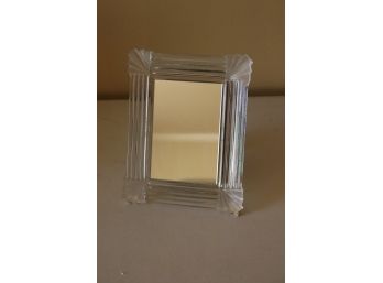 Heavy Glass Picture Frame With Mirror