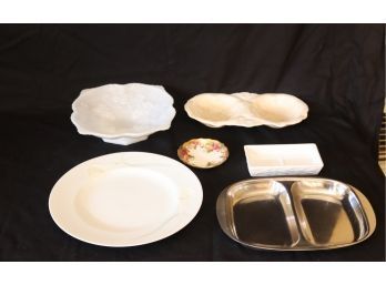 Assorted Vintage Serving Platters. (B-68)