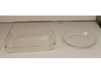 Pyrex Casarole And Pie Dish (G-24)