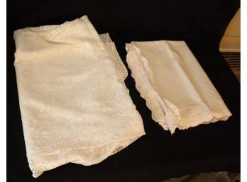 Vintage Lace Table Linens