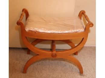 Vintage John-widdicomb Bedroom Stool Vanity Bench (S-2)