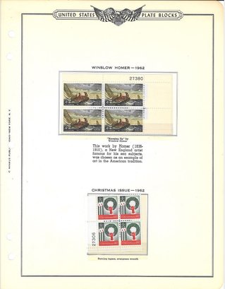 4 Cent Winslow Homer 1962 / Christmas Issue 1962