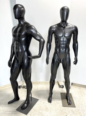 Pair Of Athletic Male Mannequins #3