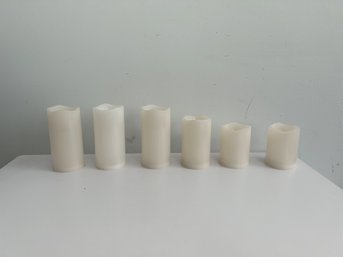 Set Of  6 Flameless Candles