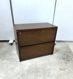 Vintage 2-Drawer Xception Wood File Cabinet