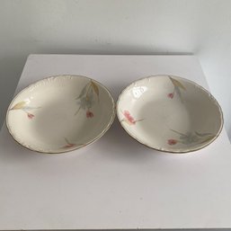 Pair Of Hankook Floral Bowls