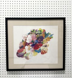 Framed Floral Print, 1/100 Proof Edition (signed)