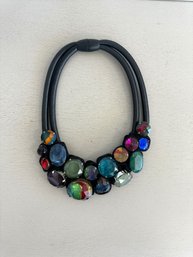 Multicolored Bohemian Bib Necklace