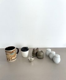 Small Grouping Of Mid-century Modern Tableware (8-piece Set)