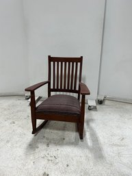 Mission Style Rocking Chair