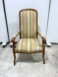 Vintage Voltaire-style Armchair (with Wheels)