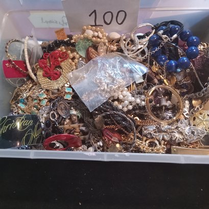 Unsearched Estate Jewelry Box Lot - Over 7 Pounds