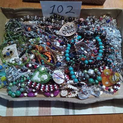 Unsearched Estate Jewelry Box Lot - Over 5 Pounds