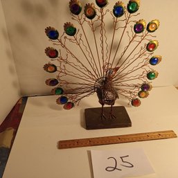 Vintage Peacock Stand