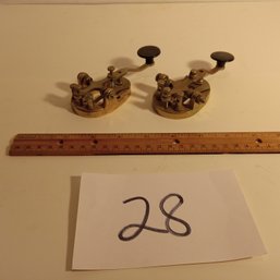 Pair Of Vintage Railroad Morse Code Signalers