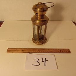 Vintage Brass Candle Lamp