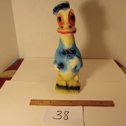 Vintage Chalkware Donald Duck Statue