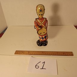 Vintage Tin Litho Marx Soldier Wind-up