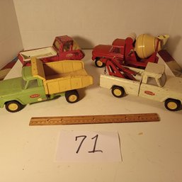 4 Vintage Tonka Trucks