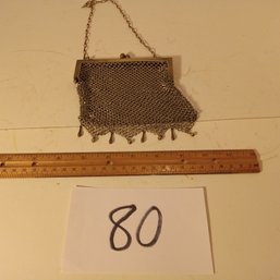 Vintage German Silver Mesh Purse