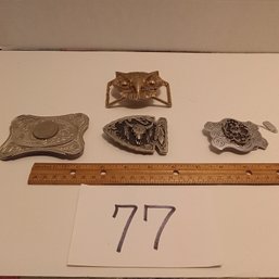 Vintage Belt Buckle Lot