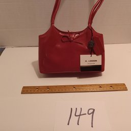 Mi London Red Leather Pocketbook - New