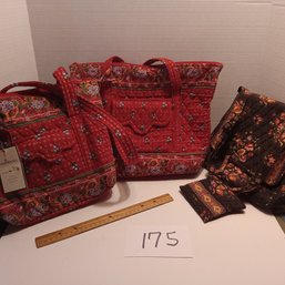 3 Vera Bradley Cloth Pocketbooks