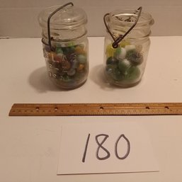 2 Jars Marbles