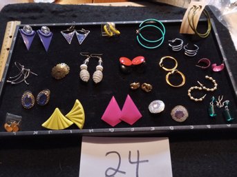 20 Pairs Assorted Pierced Earrings