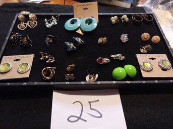 20 Pairs Assorted Clip-on Earrings