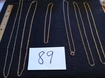 Goldtone Rope Necklaces