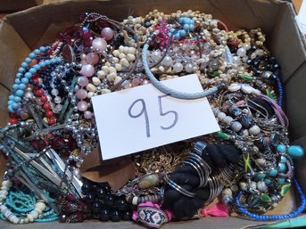 Unsearched Estate Jewelry Box Lot - Over 4 Pounds