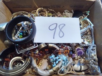 Unsearched Estate Jewelry Box Lot - Over 3 Pounds