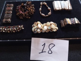 Stone Bracelet Lot