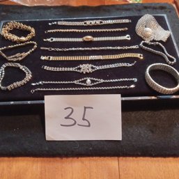 Rhinestone Bracelet Lot