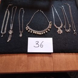 Rhinestone Necklace Lot